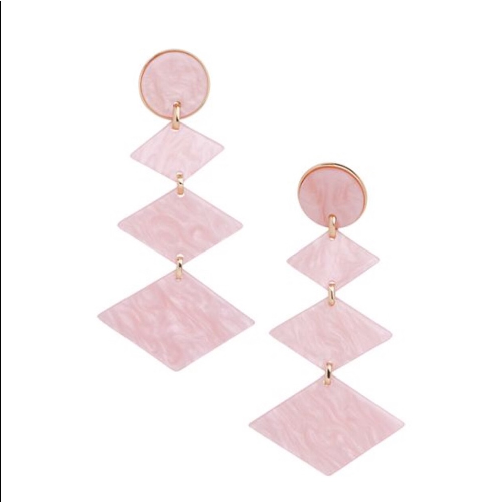 BaubleBar Shanti Drop Earrings - Blush